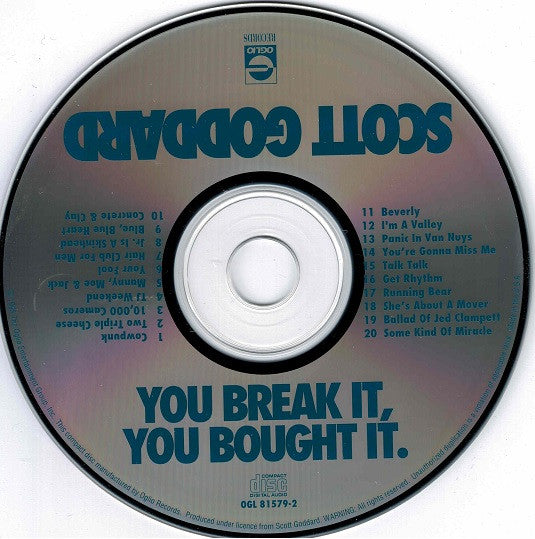 Scott Goddard : You Break It, You Bought It (CD, Comp)
