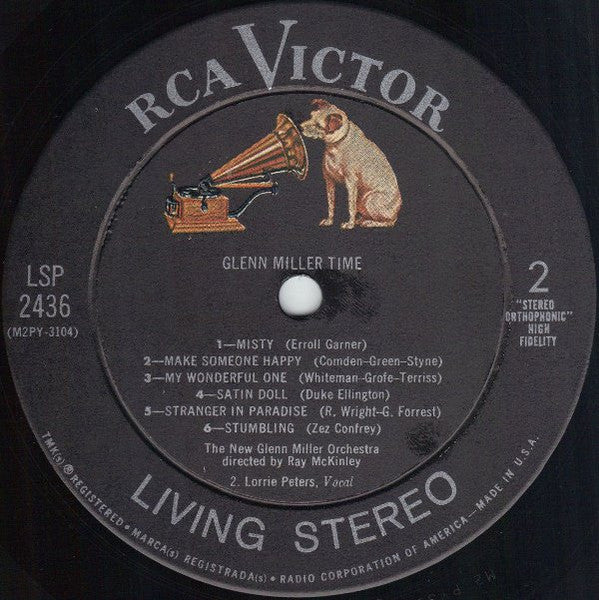 The New Glenn Miller Orchestra Directed By Ray McKinley : Glenn Miller Time (LP, Album)