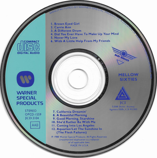 Various : Mellow Sixties (CD, Comp)