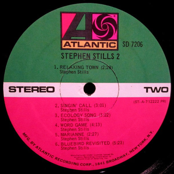 Stephen Stills : Stephen Stills 2 (LP, Album, Club, Gat)