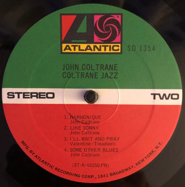John Coltrane : Coltrane Jazz (LP, Album, RE, 184)