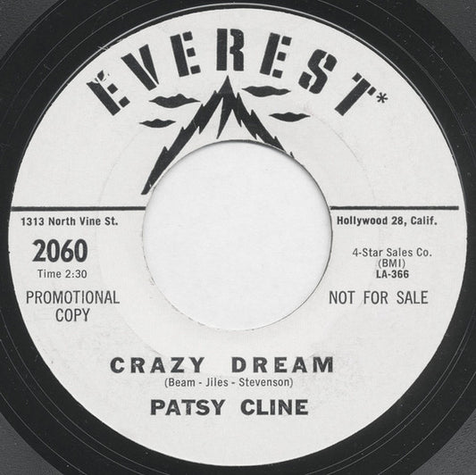 Patsy Cline : Crazy Dream / There He Goes (7", Single, Promo)