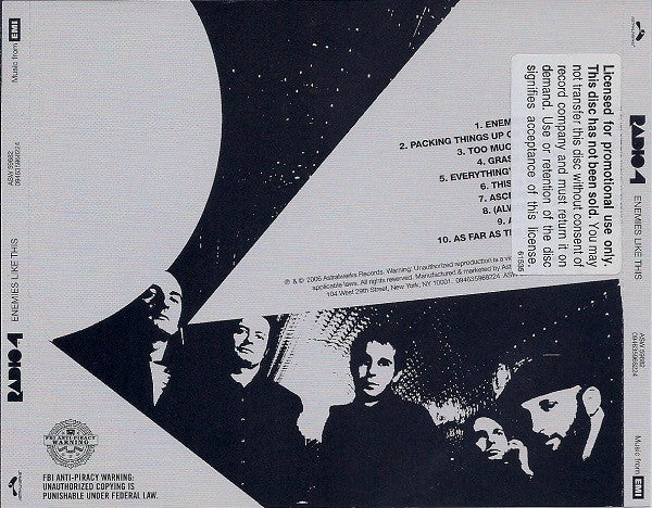 Radio 4 : Enemies Like This (CD, Album, Promo)