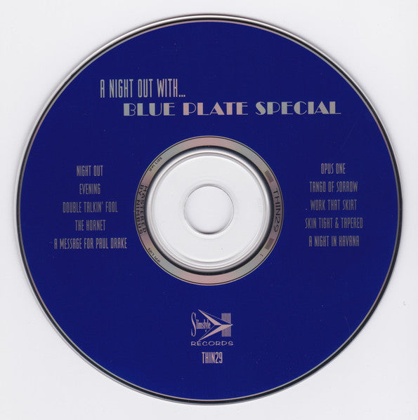 Blue Plate Special : A Night Out With Blue Plate Special (CD, Album)