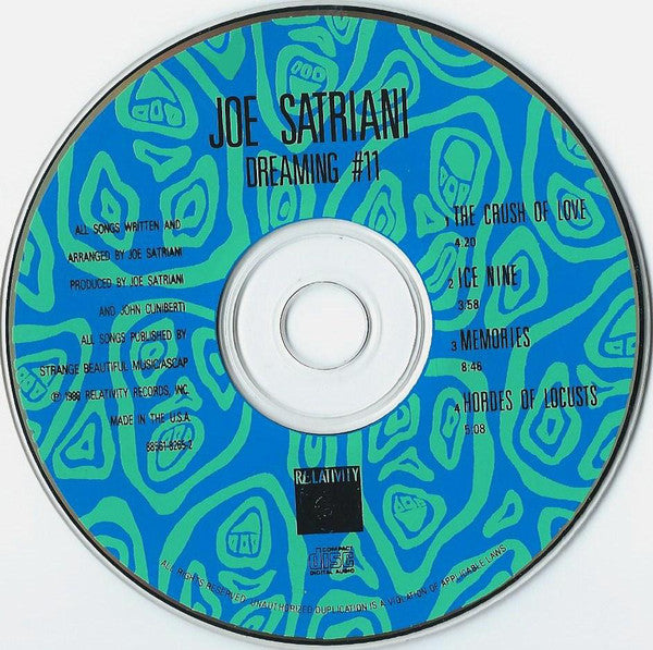 Joe Satriani : Dreaming #11 (CD, EP)