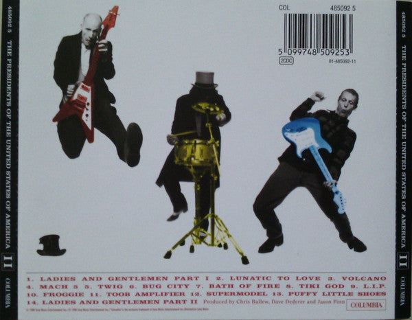 The Presidents Of The United States Of America : II (2xCD, Album, Ltd, RP)