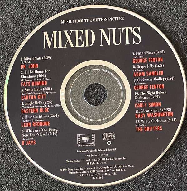 Various : Mixed Nuts (Music From The Motion Picture) (CD, Comp)