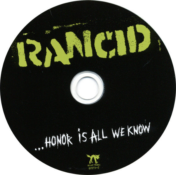 Rancid : ...Honor Is All We Know (CD, Album)
