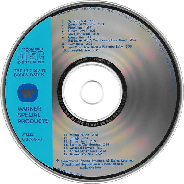 Bobby Darin : The Ultimate Bobby Darin (CD, Comp, RM, RP)