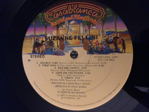 Suzanne Fellini : Suzanne Fellini (LP, Album, Promo)