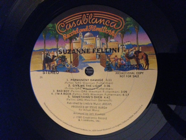 Suzanne Fellini : Suzanne Fellini (LP, Album, Promo)