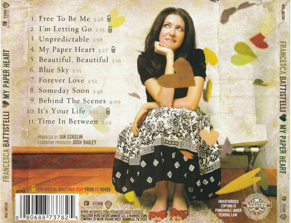 Francesca Battistelli : My Paper Heart (CD, Album)