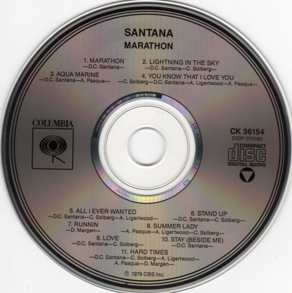 Santana : Marathon (CD, Album, RE)