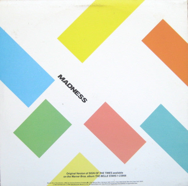 The Belle Stars : Sign Of The Times (Remixed Extended 12" Version) (12", Maxi, All)