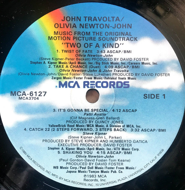 Various : Two Of A Kind - Music From The Original Motion Picture Soundtrack (LP, Album, Gat)