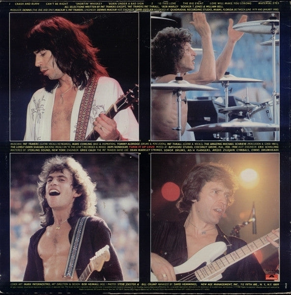 Pat Travers Band : Crash And Burn (LP, Album, 18 )