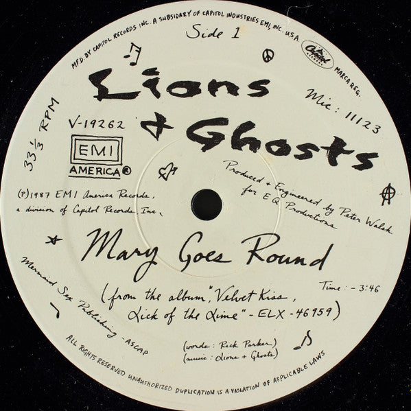 Lions & Ghosts : Mary Goes Round (12")