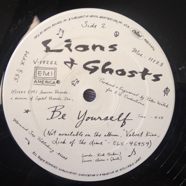 Lions & Ghosts : Mary Goes Round (12")