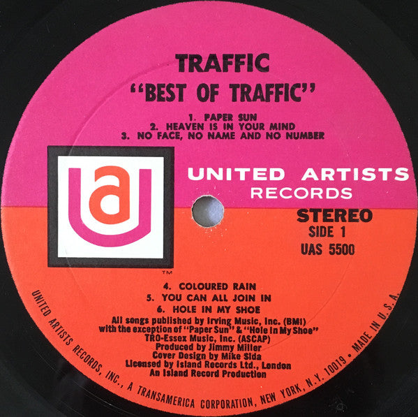 Traffic : Best Of Traffic (LP, Comp)