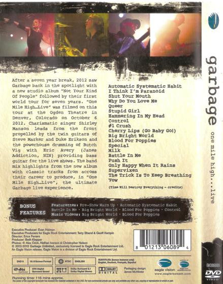 Garbage : One Mile High... Live (DVD-V, Multichannel, NTSC, Dol)