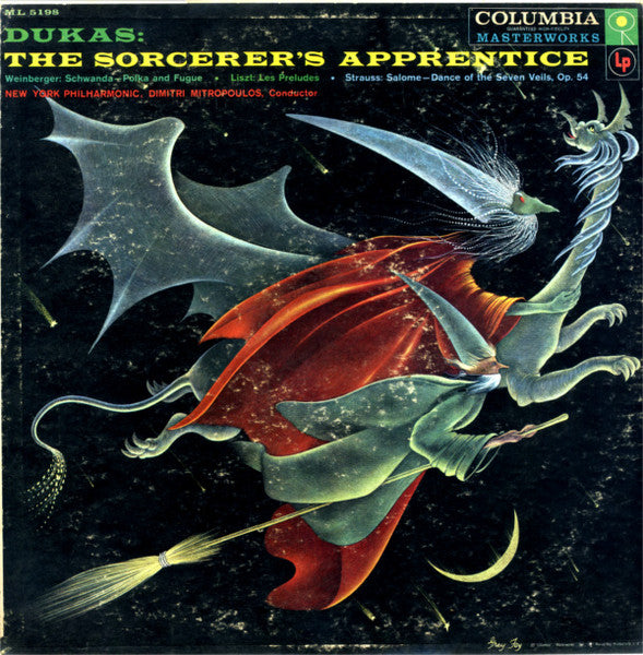Paul Dukas : New York Philharmonic, Dimitri Mitropoulos : The Sorcerer's Apprentice (LP, Album, Mono)