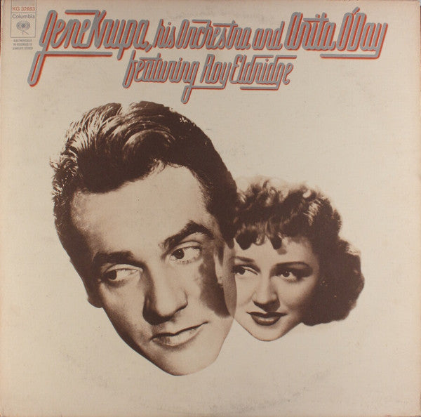 Gene Krupa, His Orchestra* And Anita O'Day Featuring Roy Eldridge : Gene Krupa, His Orchestra And Anita O'Day Featuring Roy Eldridge (2xLP, Comp)