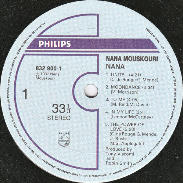 Nana Mouskouri : Nana (LP, Album)