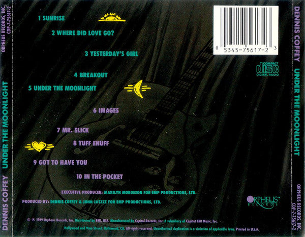 Dennis Coffey : Under The Moonlight (CD, Album)