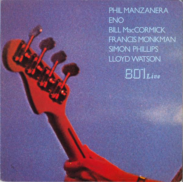 801 : 801 Live (LP, Album, RE)