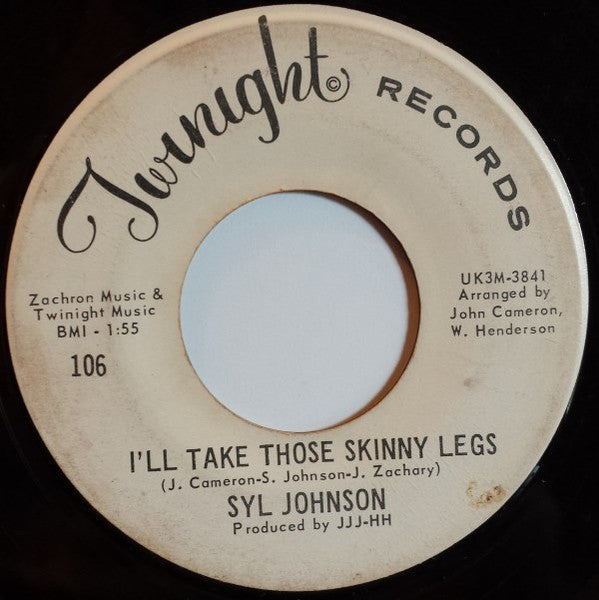 Syl Johnson : Ode To Soul Man  (7", Single, Promo)
