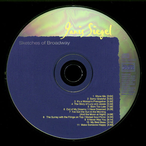 Janis Siegel : Sketches Of Broadway (CD, Album)