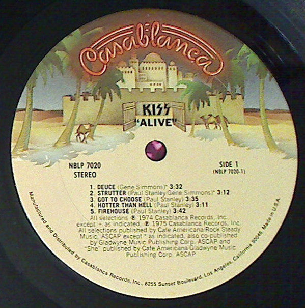 Kiss : Alive! (2xLP, Album, RE, Ter)