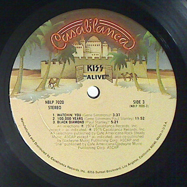 Kiss : Alive! (2xLP, Album, RE, Ter)