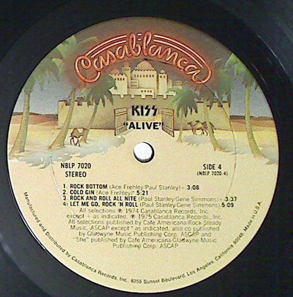 Kiss : Alive! (2xLP, Album, RE, Ter)