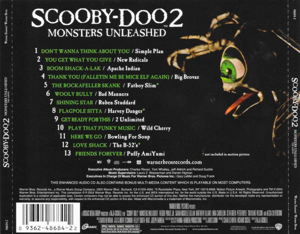 Various : Scooby-Doo 2: Monsters Unleashed (The Album) (CD, Comp)