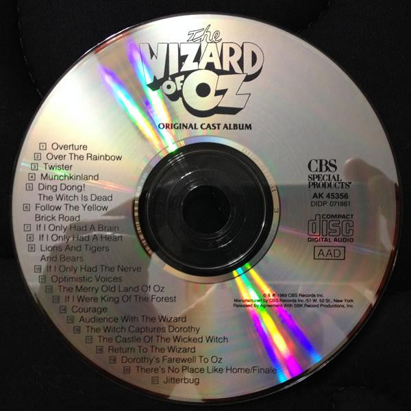 Various : The Wizard Of Oz - Original Cast Album (CD, Album)