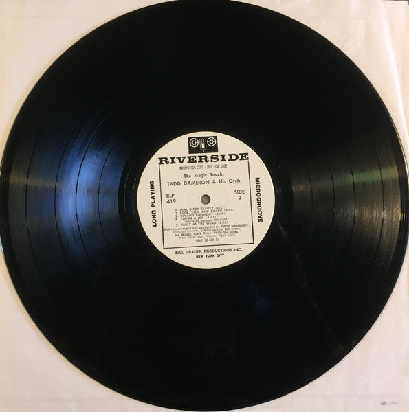 Tadd Dameron And His Orchestra : The Magic Touch (LP, Album, Mono, Promo)