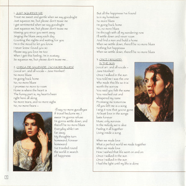 Jane Monheit : In The Sun (CD, Album, Dig)