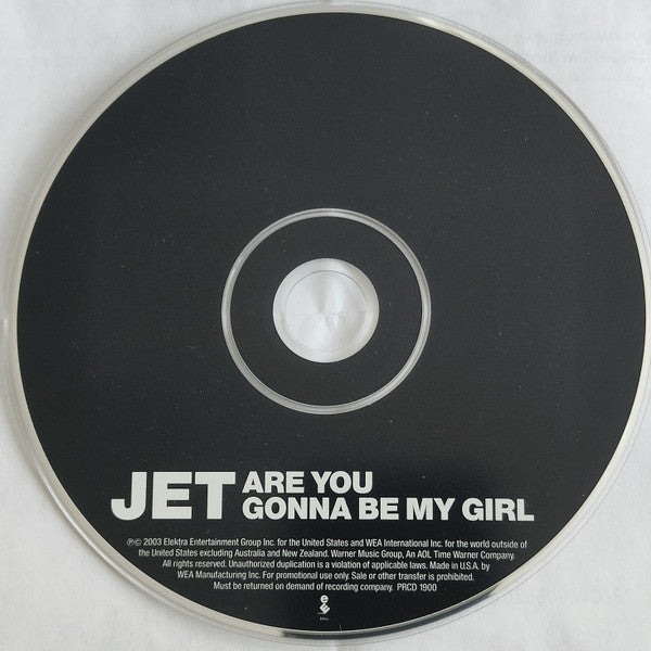 Jet (2) : Are You Gonna Be My Girl (CD, Single, Promo)