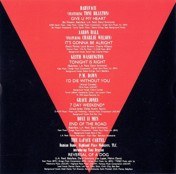 Various : Boomerang (Original Soundtrack Album) (CD, Album, Comp, Club)