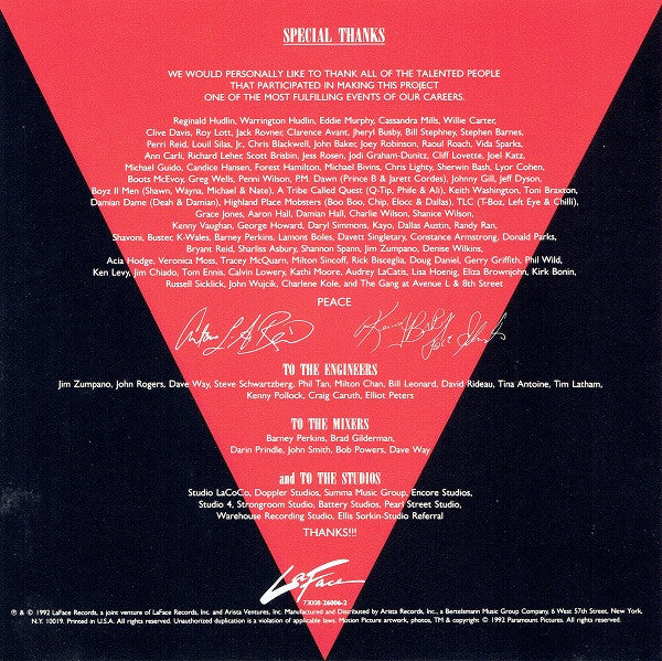 Various : Boomerang (Original Soundtrack Album) (CD, Album, Comp, Club)