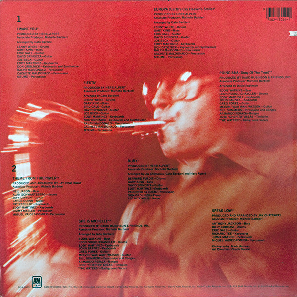 Gato Barbieri : Passion And Fire (LP, Comp)