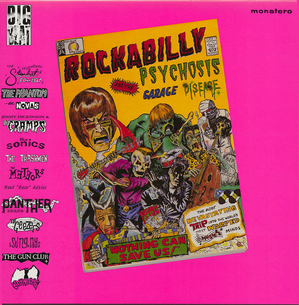 Various : Rockabilly Psychosis And The Garage Disease (LP, Comp, RE)