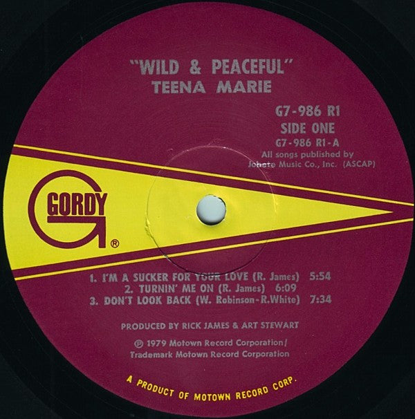 Teena Marie : Wild And Peaceful (LP, Album)