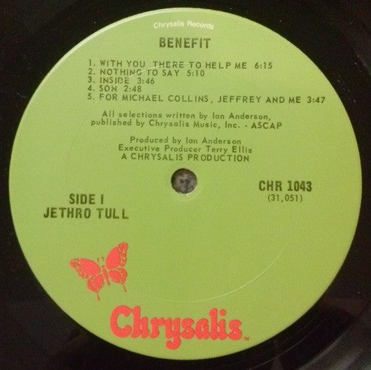 Jethro Tull : Benefit (LP, Album, RE, Pit)