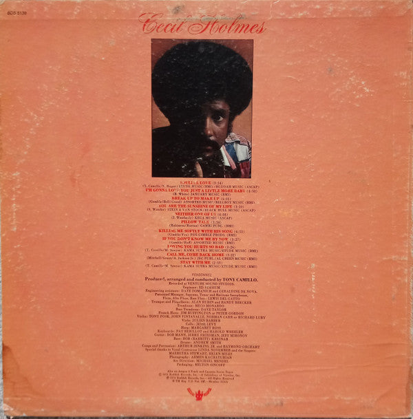 The Cecil Holmes Soulful Sounds : Music For Soulful Lovers (LP, Mon)