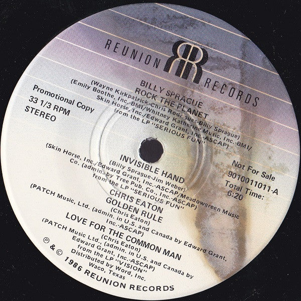Various : New From Reunion Records (7", Promo)