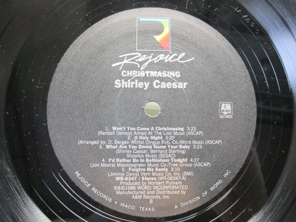 Shirley Caesar : Christmasing (LP, Album)