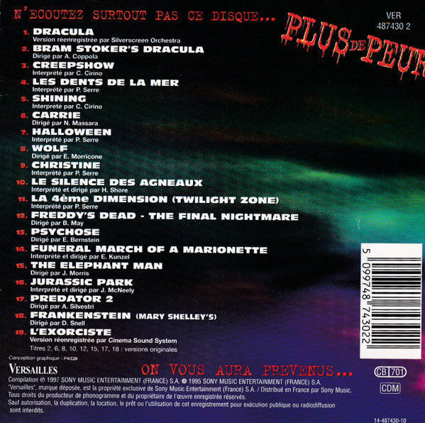 Various : Plus De Peur (CD, Comp)