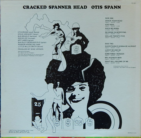 Otis Spann : Cracked Spanner Head (LP)